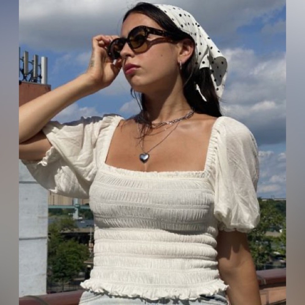 ISO urban outfitters Giselle top in white